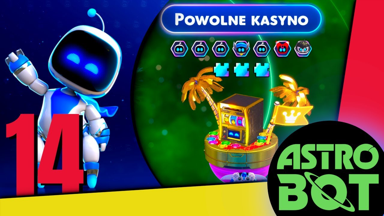 Astro Bot (100%) #14 - Powolne Kasyno - Wszystkie Boty i Puzzle | PS5 4K 60FPS HDR