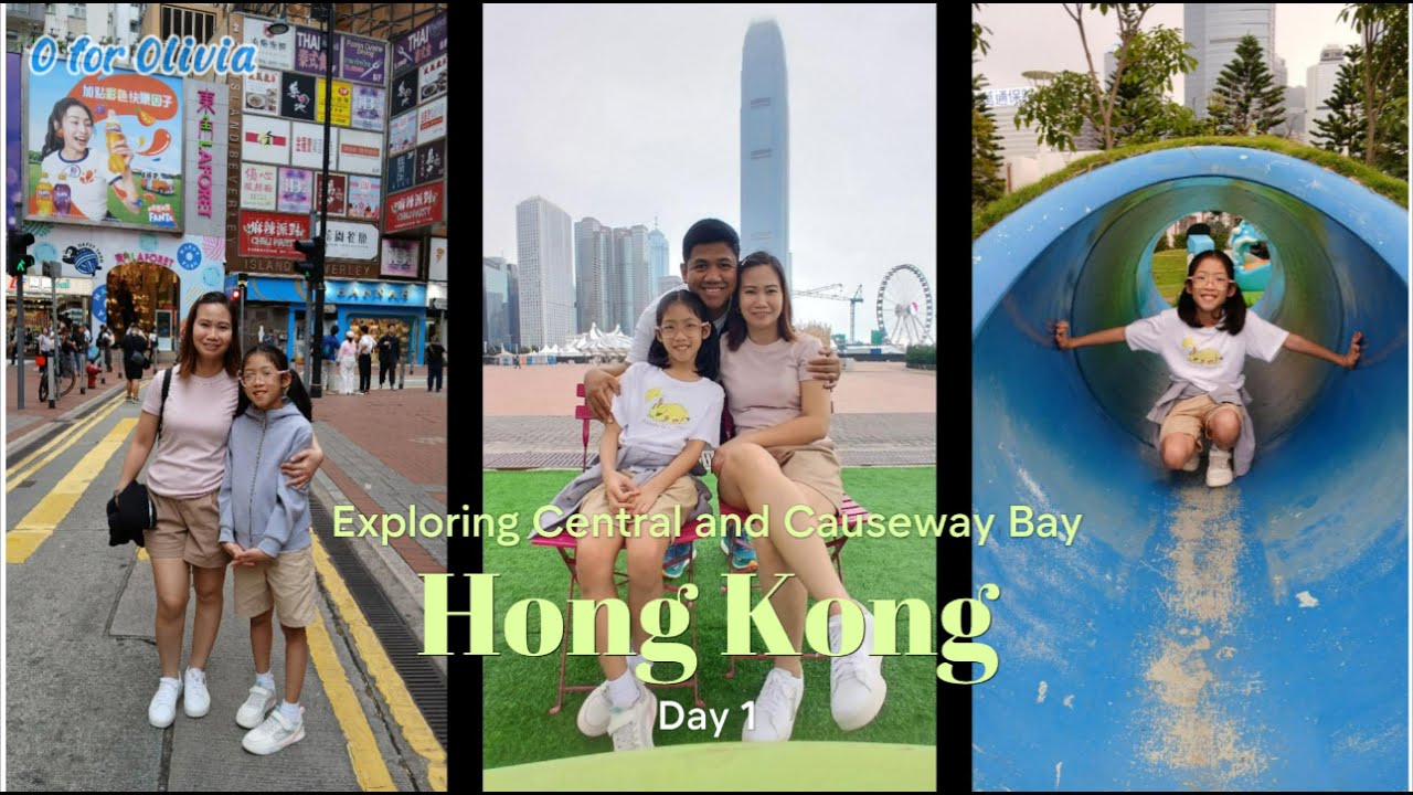 Hong Kong Travel Vlog Day 1 | Exploring Central & Causeway Bay