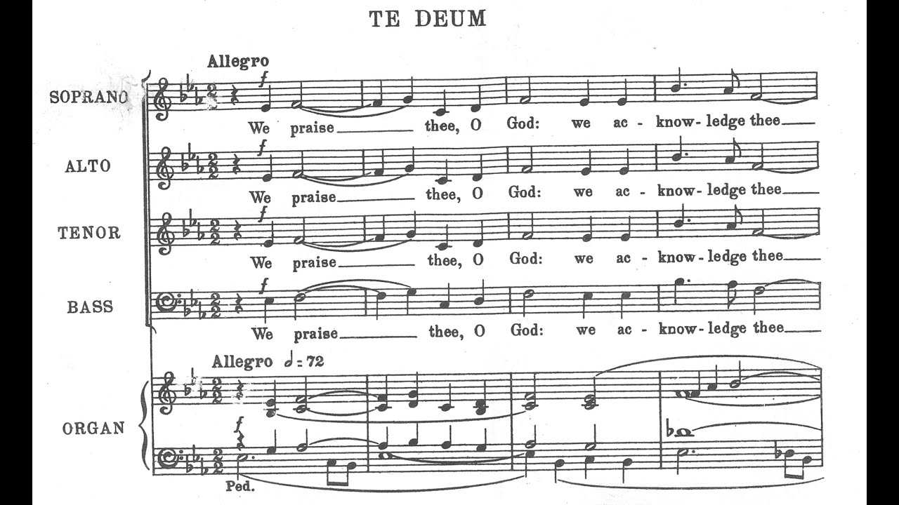 Herbert Howells - Te Deum (Collegium Regale) (score video)