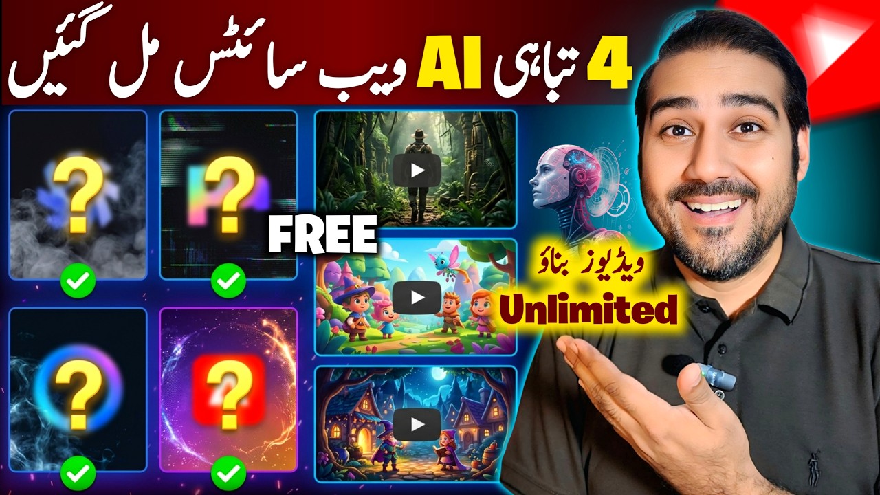 4 FREE AI Video Generators (No Limits) 😱 | Best Free AI Tools 2026 | No Watermark