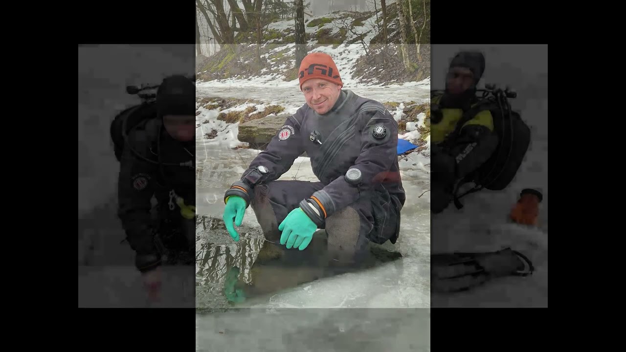Ice Diving at Miličín (Czechia) by KROKODIVE.CZ (2026)