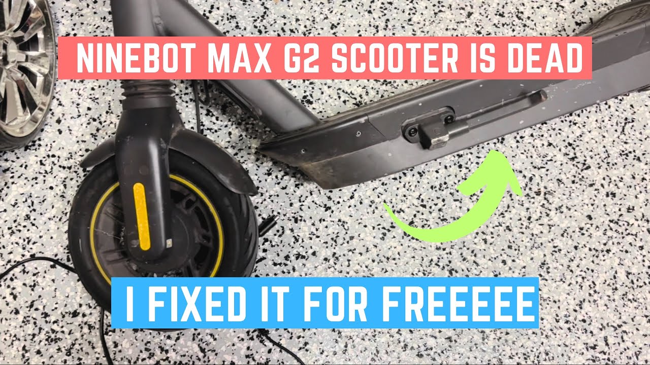 Самокат Ninebot Max G2 не работает. Я починил его за 0 долларов.
