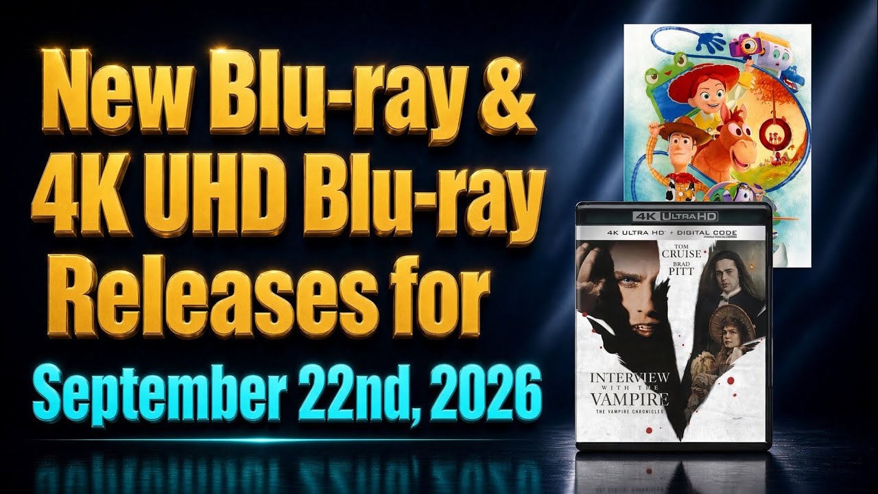 Новинки на Blu-ray и 4K UHD Blu-ray от 22 сентября 2026 года!
