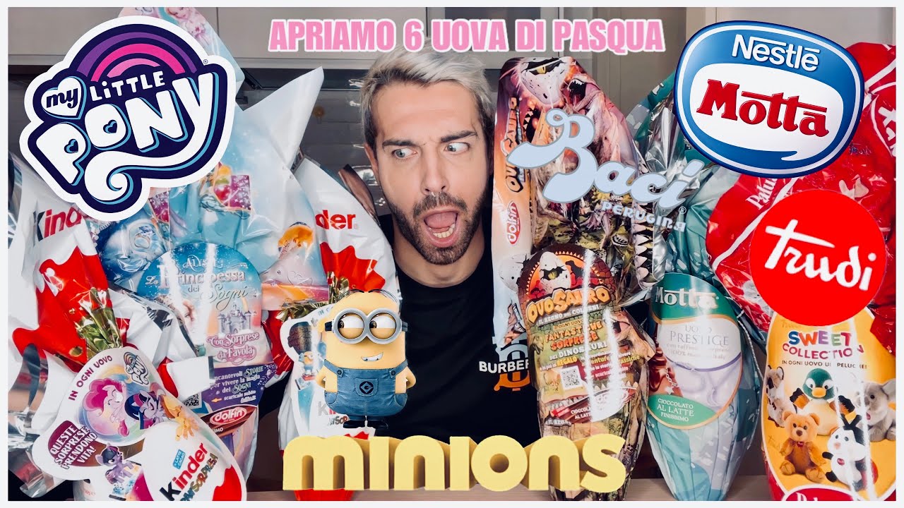 L’ULTIMA VOLTA CHE COMPRO TUTTE LE UOVA DI PASQUA CHE E LE APRIAMO INSIEME: LE SORPRESE ALL’INTERNO!