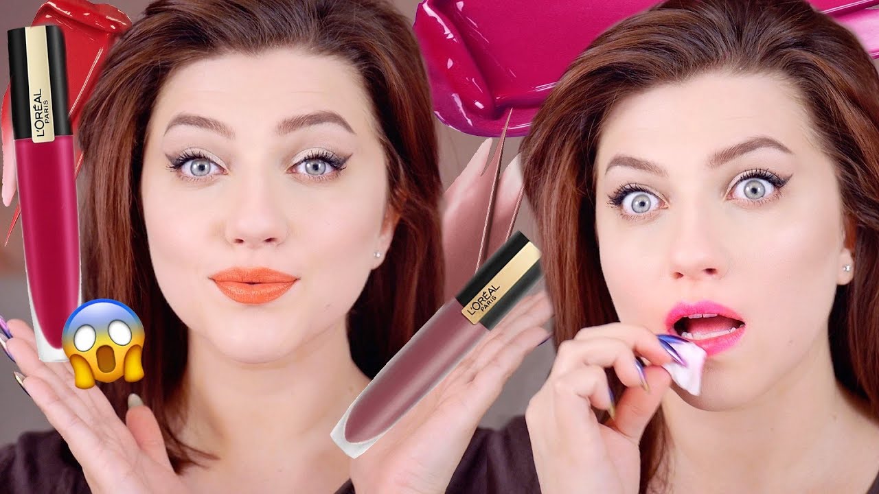 ИХ НЕ СОТРЕШЬ! СВОТЧИ L'OREAL ROUGE SIGNATURE!