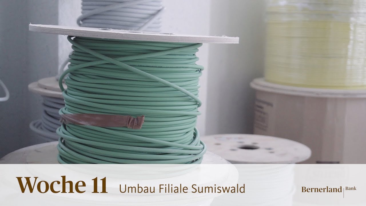 Umbau Filiale Sumiswald der Bernerland Bank - Woche 11