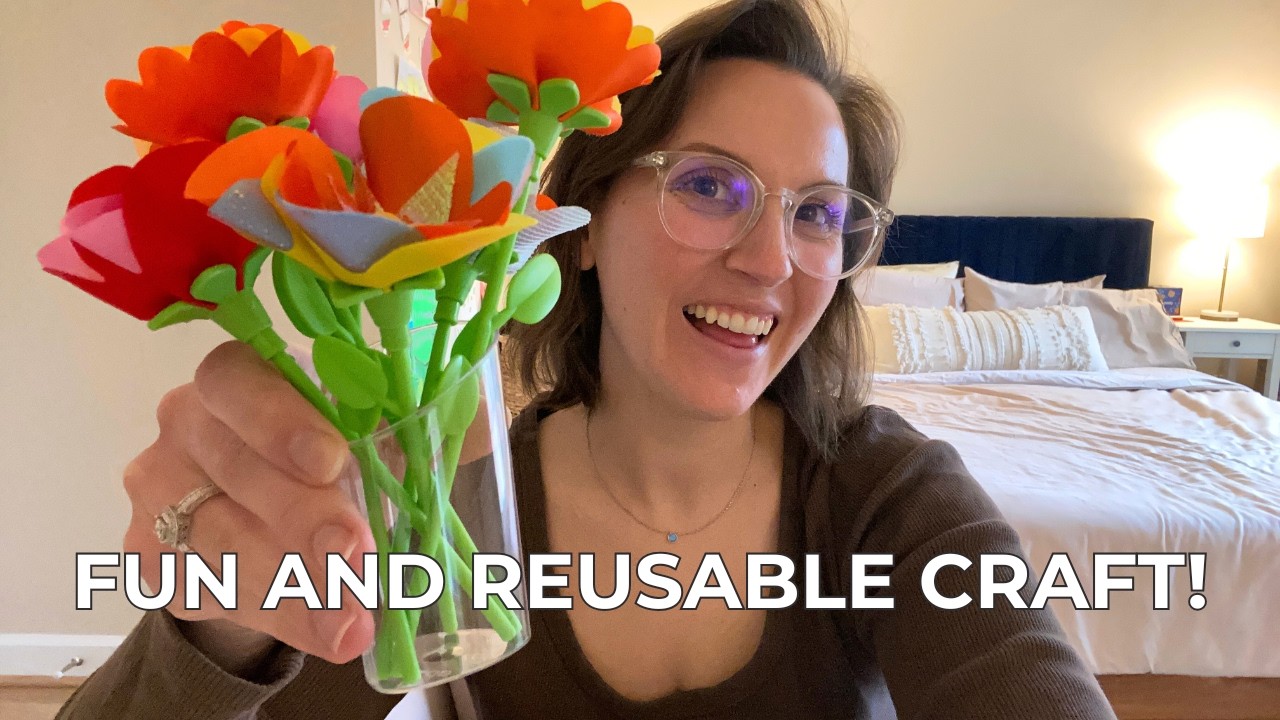 A Fun, Reusable Flower Making Kit That Your Kids Will Adore!