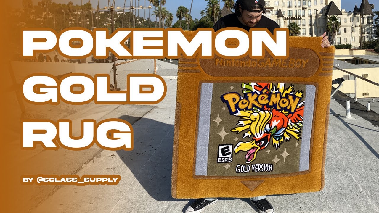 RUG TUFTING | POKEMON GOLD RUG
