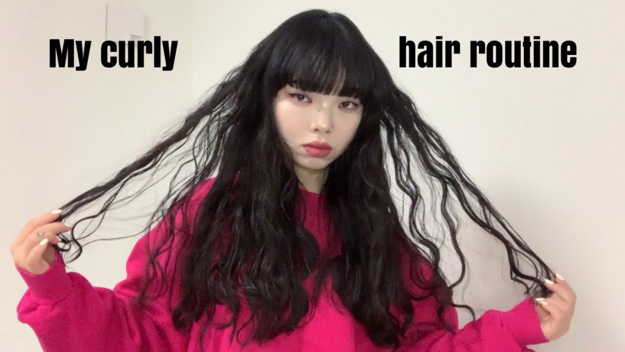 【パーマ族必見】超簡単5分で出来るヘアセット法👩🏻‍🦱 My curly hair routine
