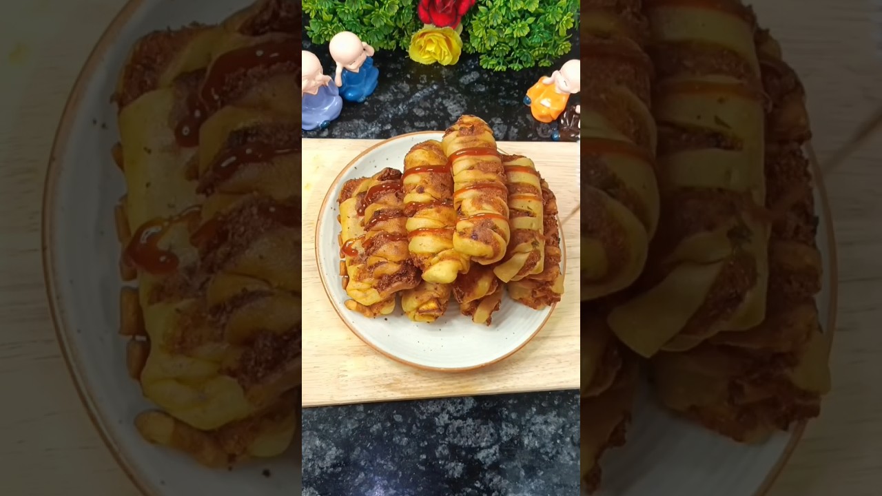 Paneer Samosa With Twist | Ghar Pe Bane Viral Paneer Roll Samosa&rdquo; ✅#shorts #paneersamosa #trending