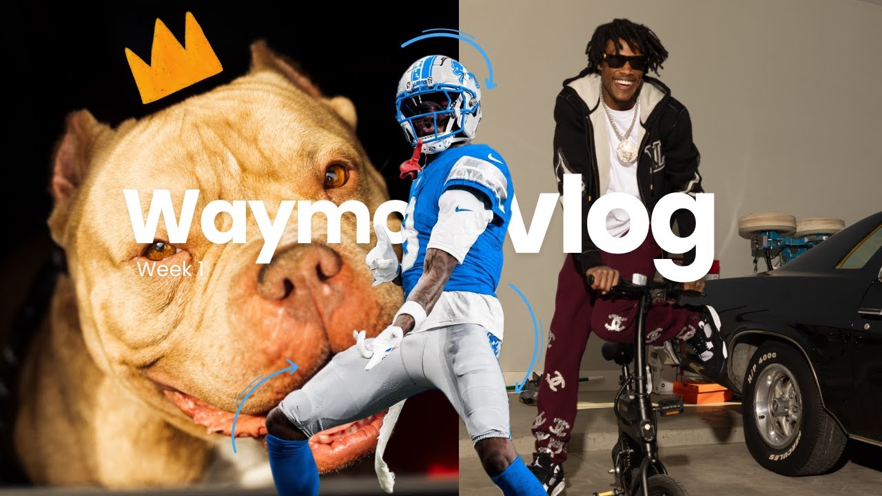 Jameson Williams Week 1 Vlog : Los Angeles Rams vs. Detroit Lions