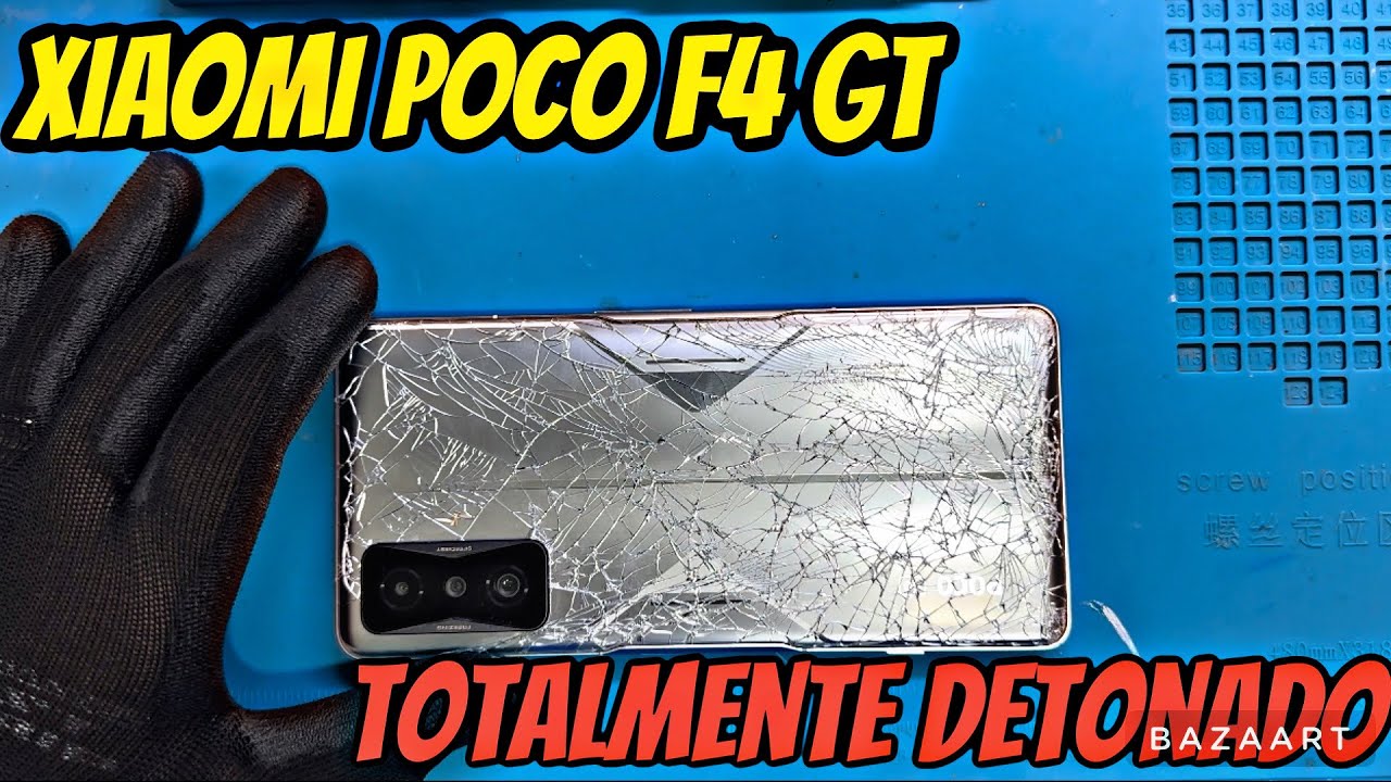 Como trocar o touch completo do Xiaomi Poco F4 GT | Abrir e Reparar passo a passo