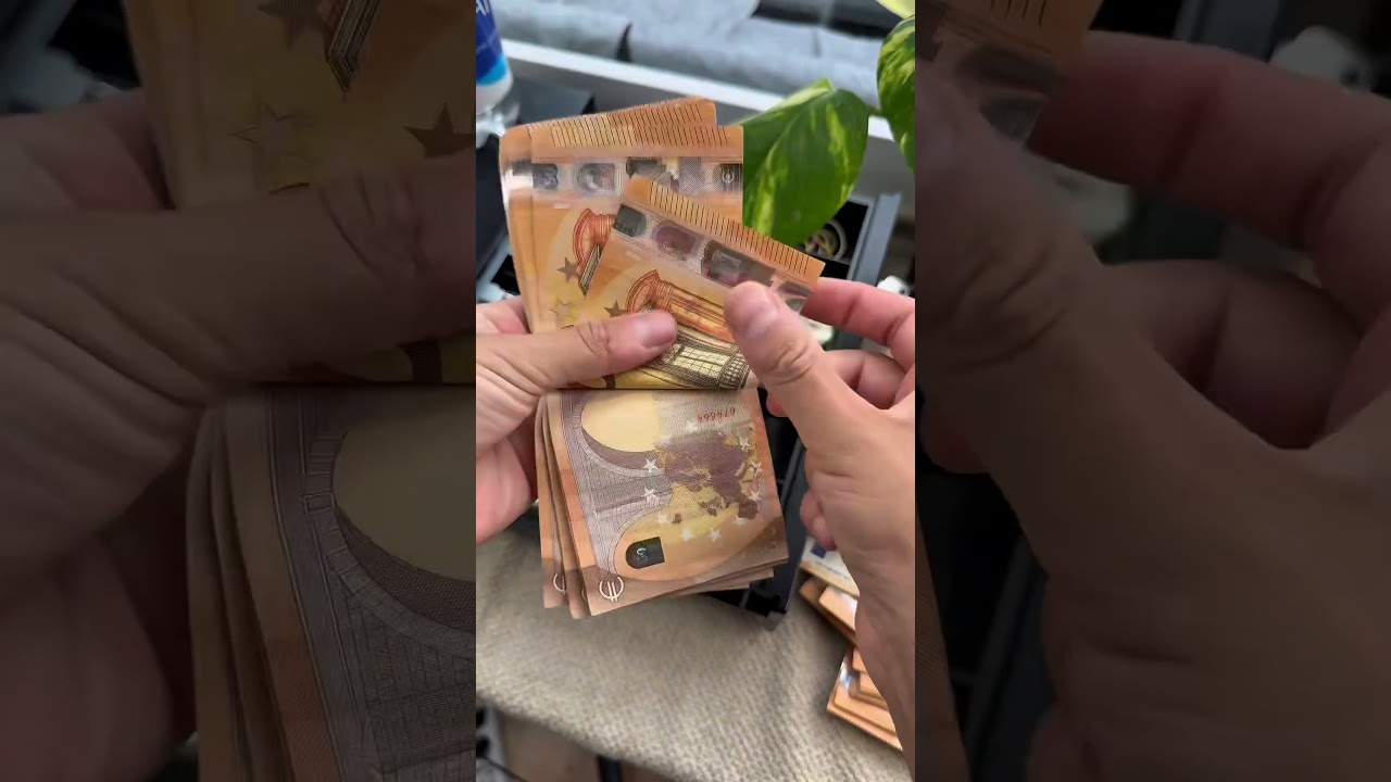 Counting money Euro 💶  #50euro  #asmr  #20euro #cash #money  #100euro #fyp