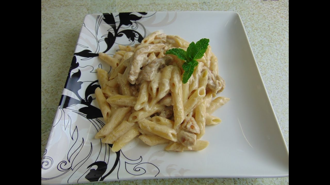 Pasta Penne Con pollo Rica y Facil!!