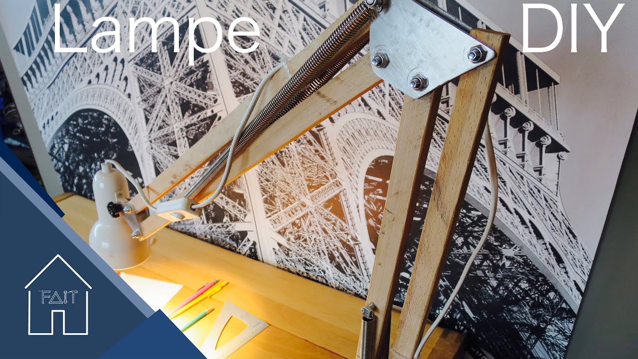 Wooden Architect Lamp-DIY
