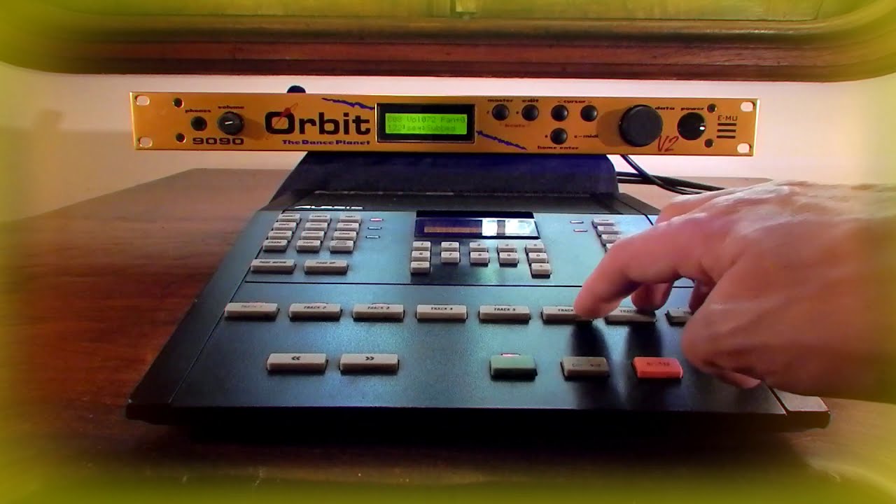 E-MU ORBIT 9090 THE DANCE  PLANET 20 PATTERNS 1996 HD