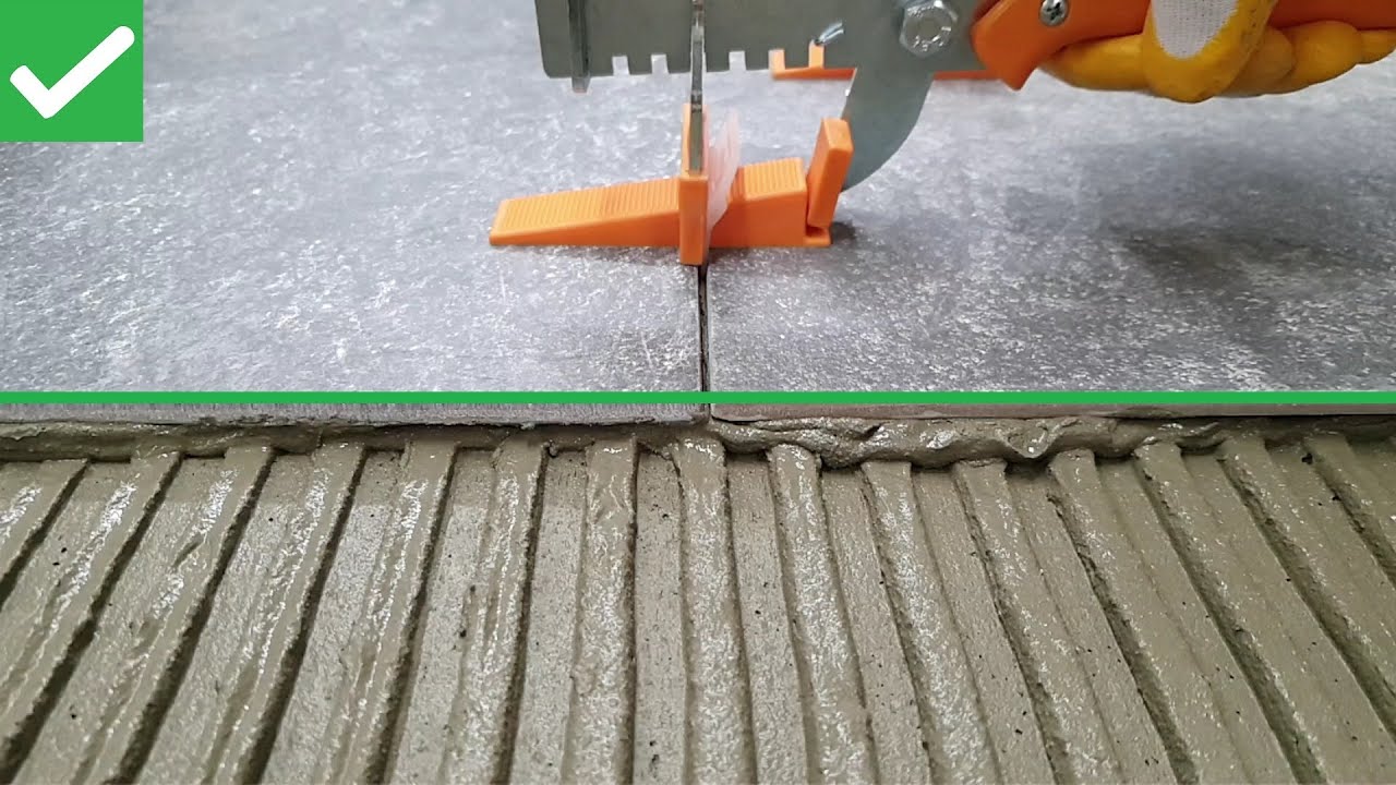 Fixfine - Tegel Levelling Systeem - Altijd een vlakke vloer - Hoe tegels leggen - Eenvoudig tegelen