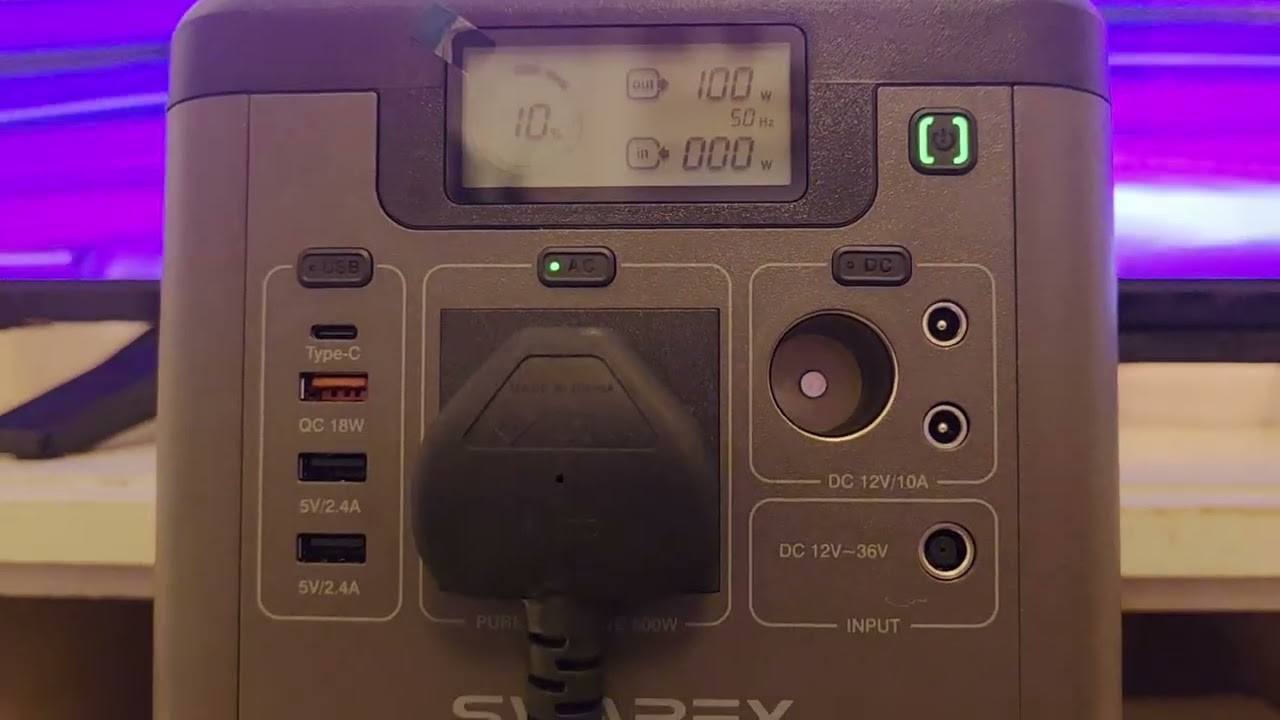 Real-Life Test 🔋Swarey S500 Power Station Battery capacity check