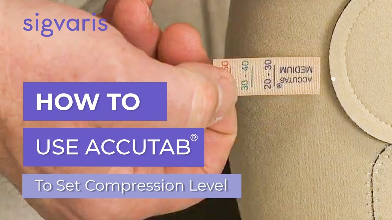 Using Accutab with Compreflex Wraps
