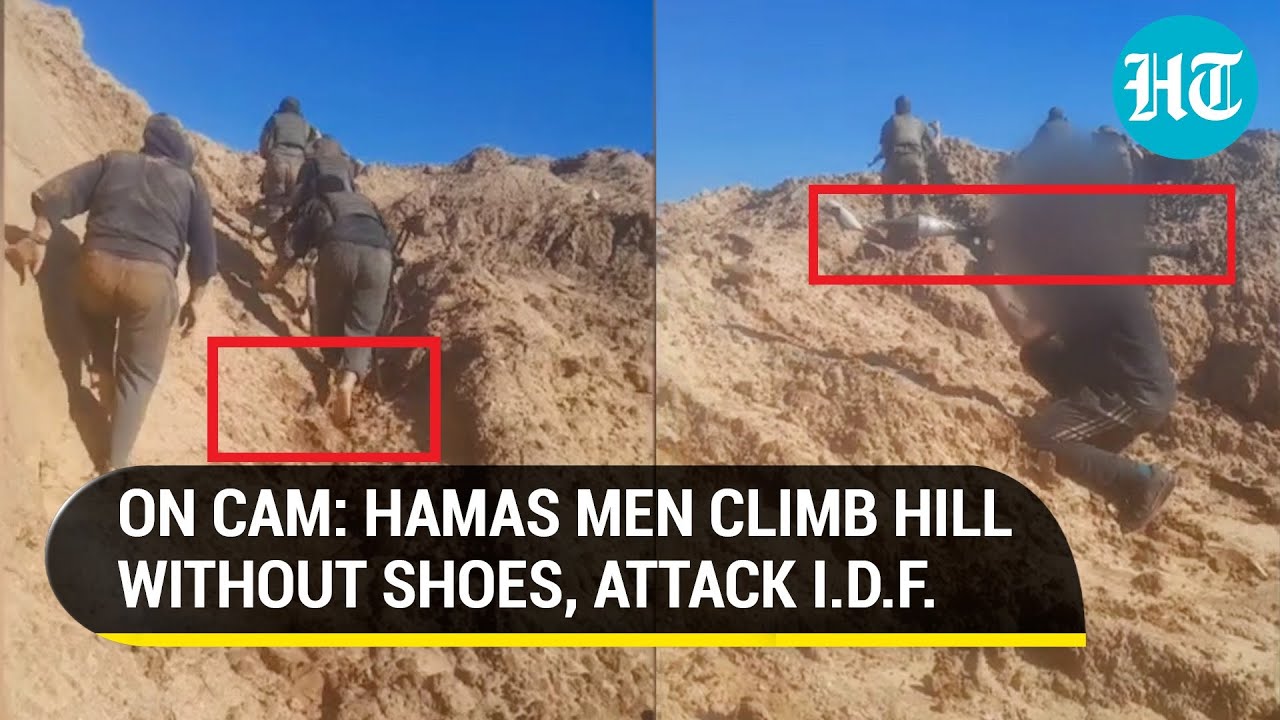 Hamas Video Of Barefoot Fighters With Rocket Launchers, Machine Guns Attacking Israel Army in Gaza