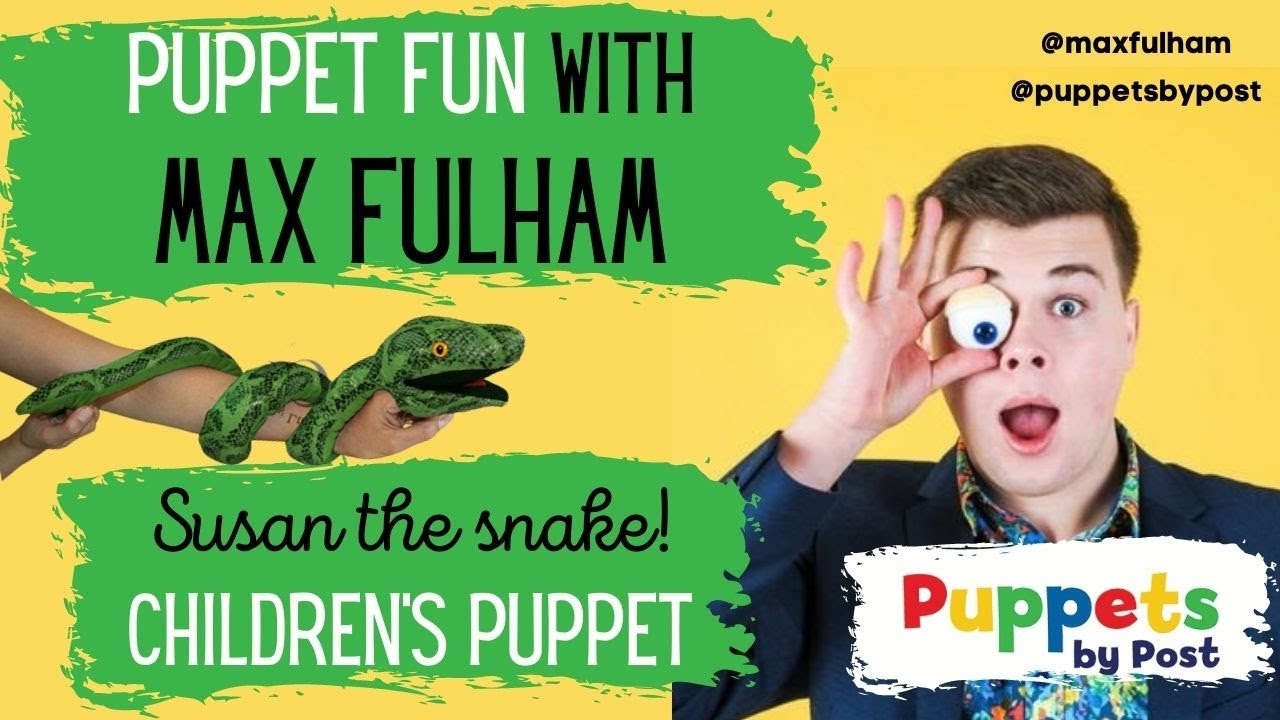 Snake Puppet Fun with Max! - Max Fulham Ventriloquist - Children's Toy
