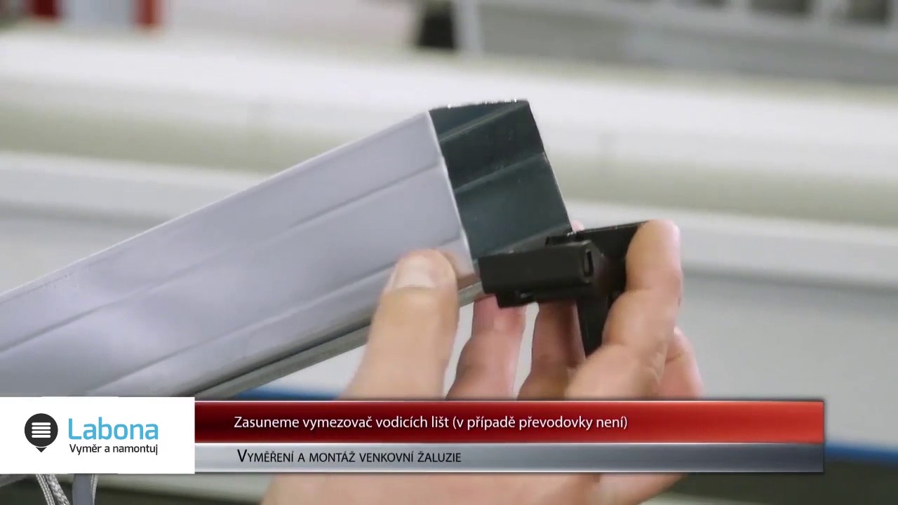 Vyměření a montáž venkovní žaluzie ZETTA