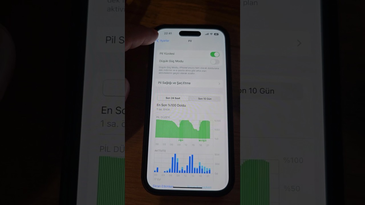 iPhone pil &ouml;mr&uuml;n&uuml; uzatmanın yolu