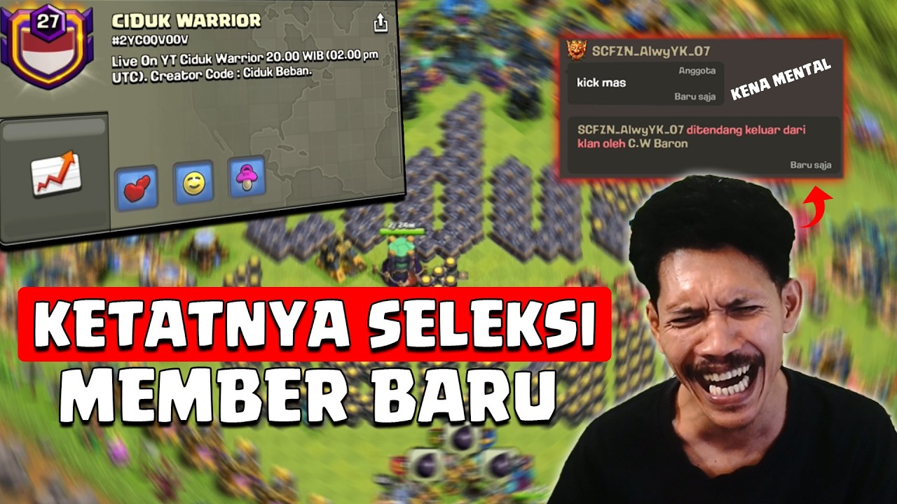 Ketatnya Seleksi Member Baru ‼️Peserta Sampai Kena Mental