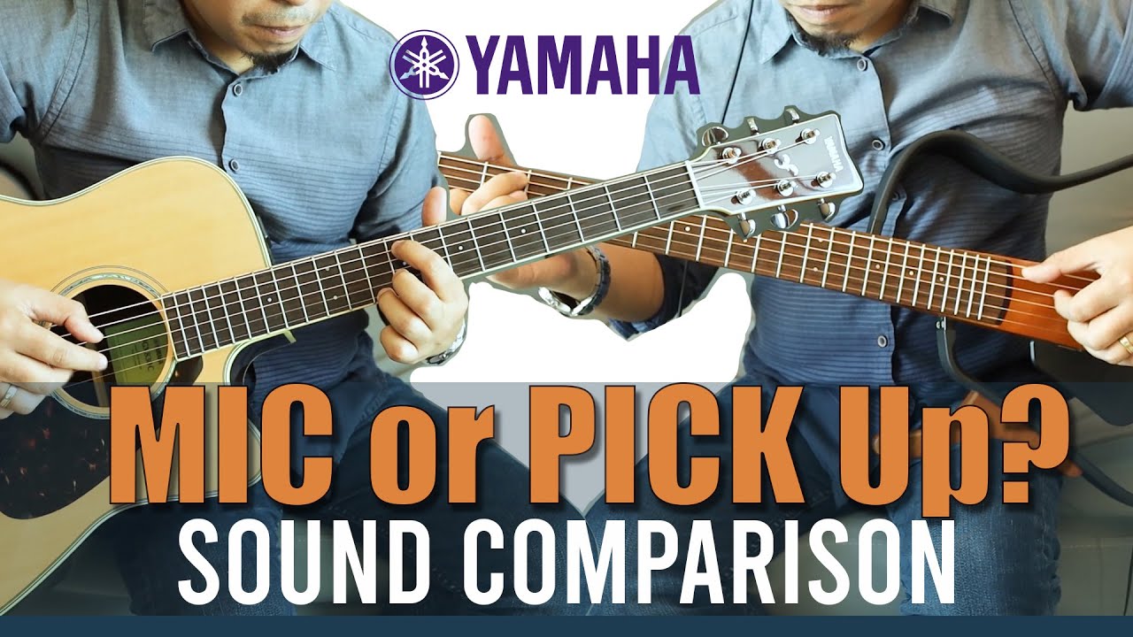 Acoustic VS Silent Guitar - Pick Up & Mic Sound Comparison | Yamaha Guitars