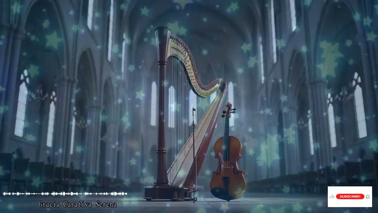 Armonías Sagradas De Arpa Y Violín Para La Oración, La Paz Y La Sanación Interior