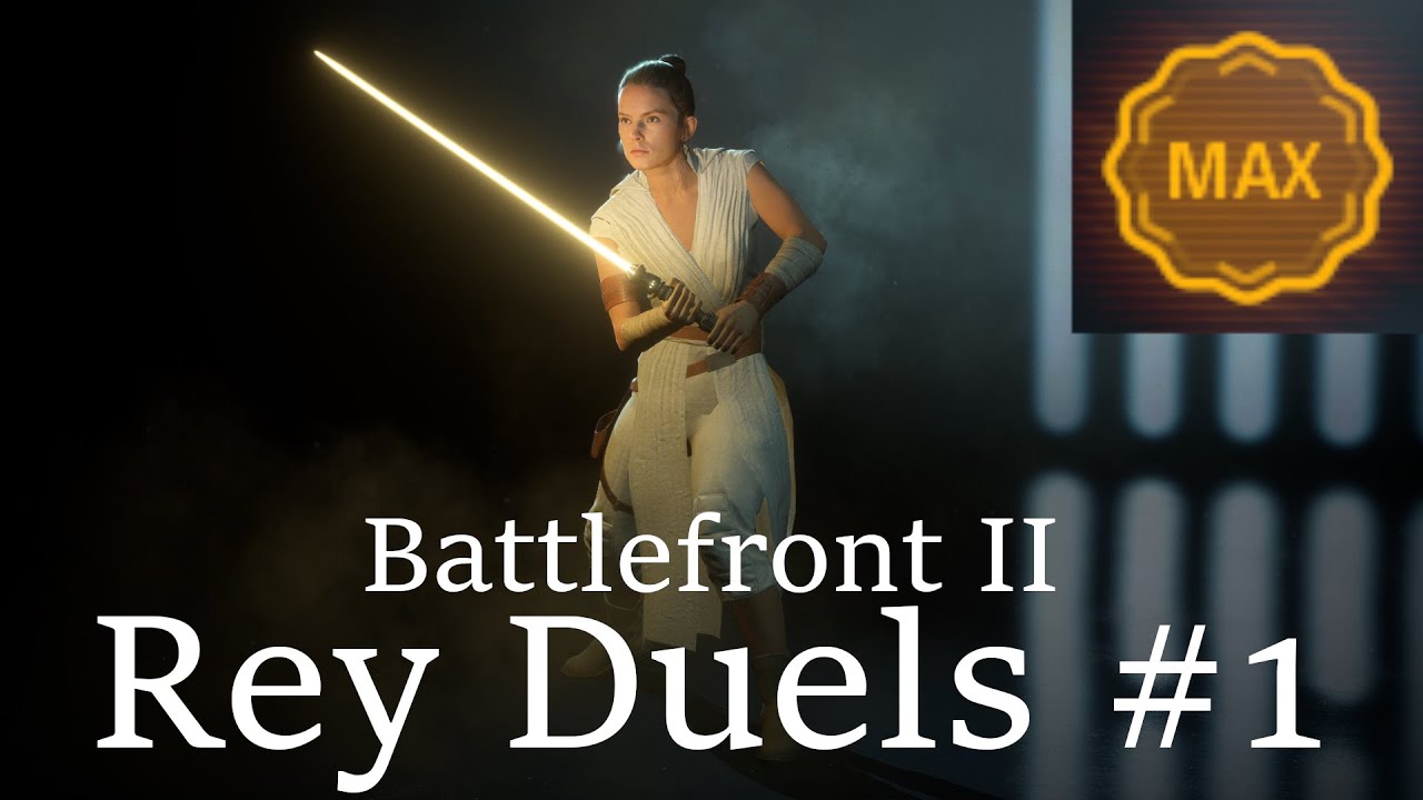 Level MAX Rey Battlefront II  Hero Showdown duels montage #1
