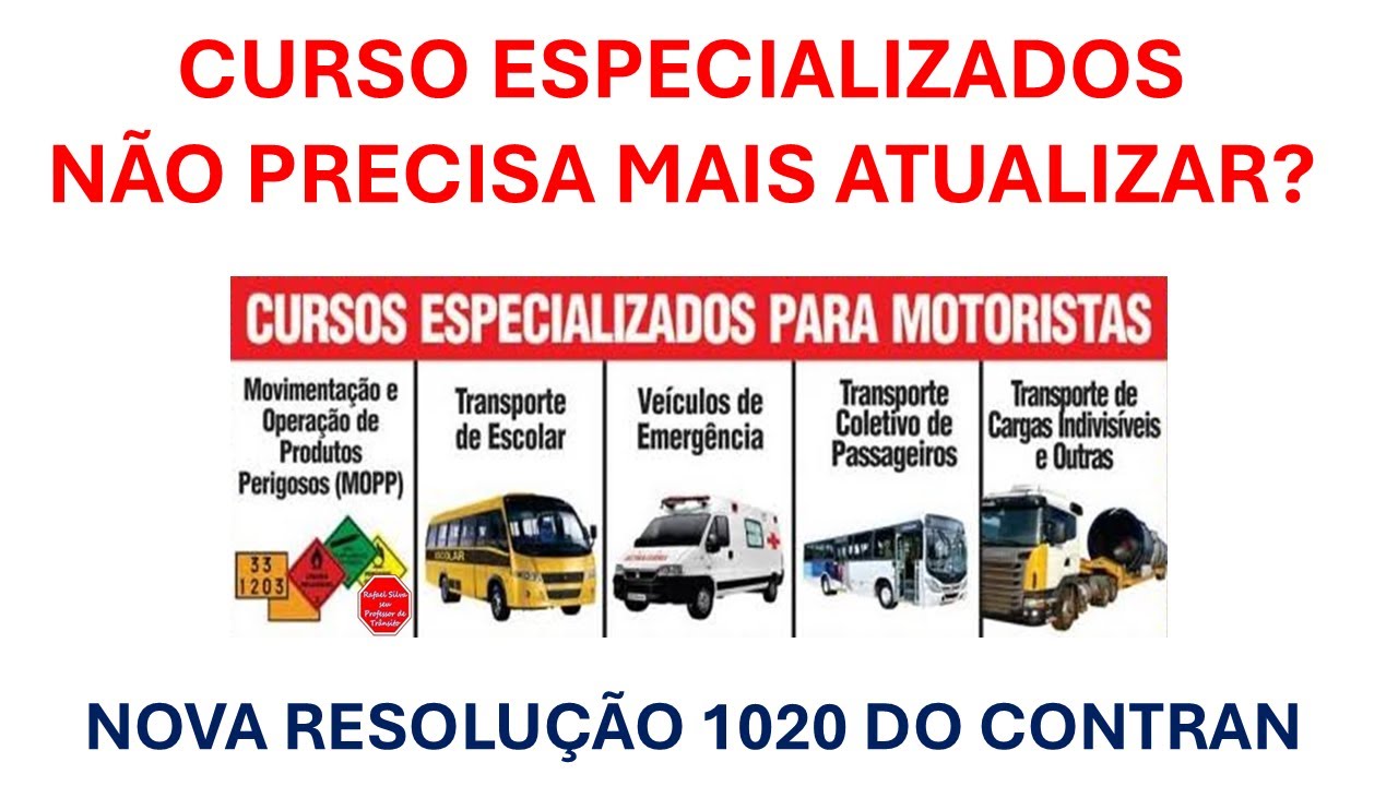 CURSO ESPECIALIADOS NÃO PRECISA MAIS ATUALIZAR? MOPP, COLETIVO, ESCOLAR, EMERGÊNCIA C. INDIVISÍVEL