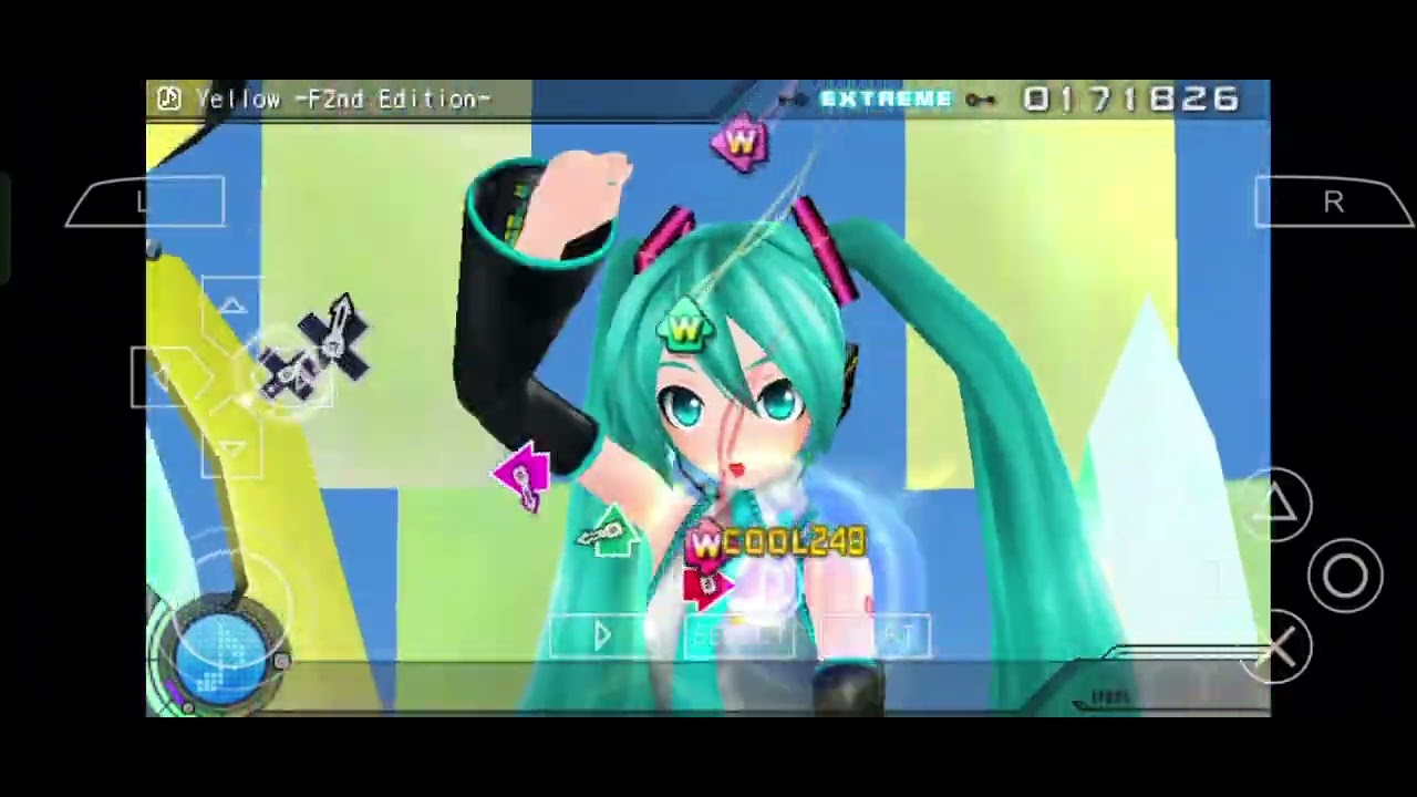 Hatsune Miku Project Diva 2nd/Extend DLC Song Yellow -F2nd Edition- (Only Extreme) Perfect