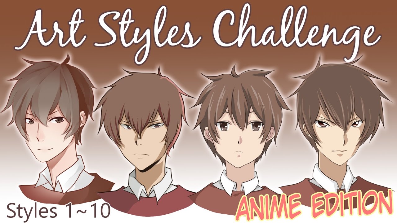 20 Art Styles Challenge | Anime Edition - Speedpaint (Part 1)