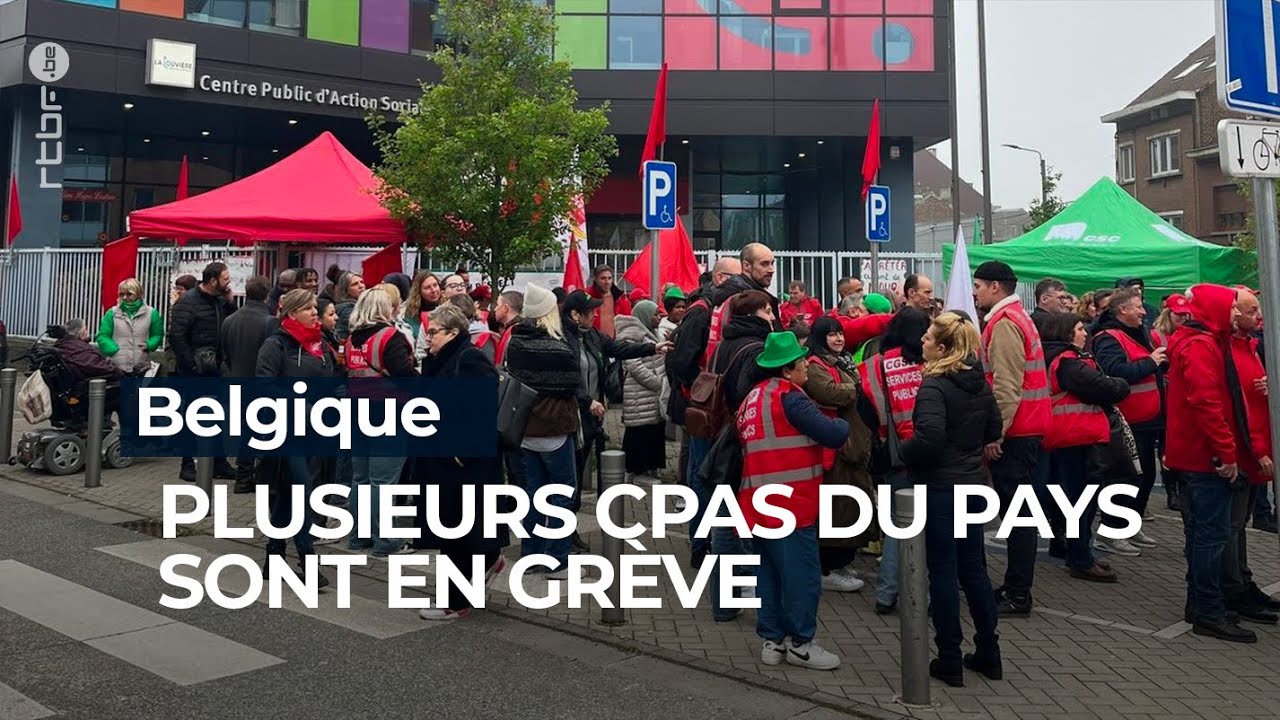 Les CPAS sont en grève - RTBF Info