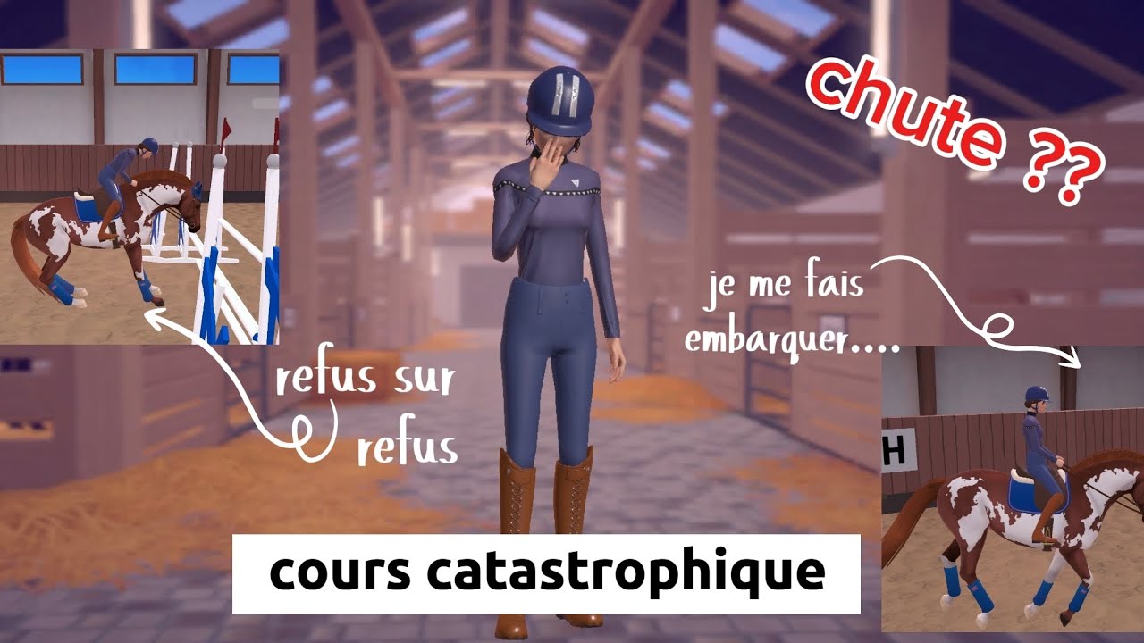 Cours de saut catastrophique....