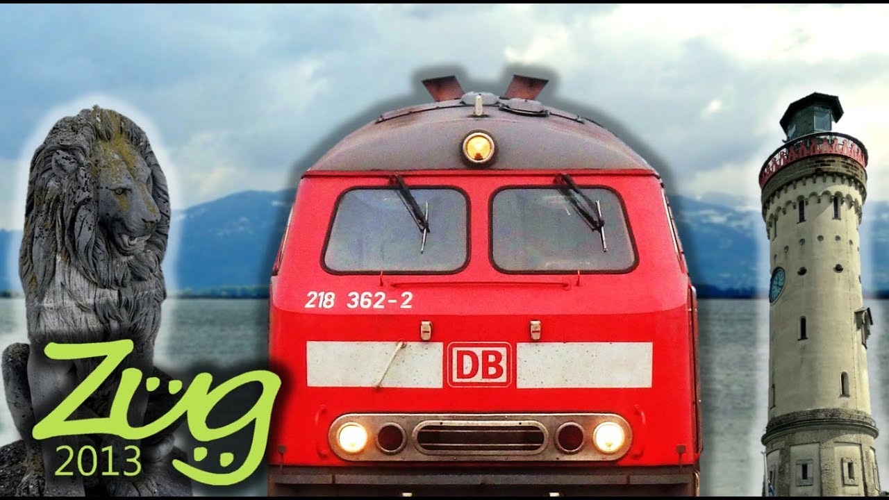 Zug2013: Lindau Hbf (2017) | mit BR218, BR612, BR628, BR650, EC, Re 421, ÖBB 4024 u.v.m.