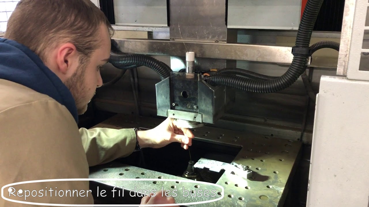 Mise en fonctionnement Charmilles Robofil 240cc