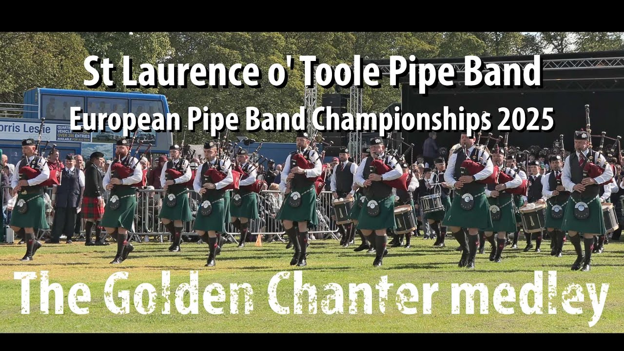 St Laurence o'Toole's Golden Chanter medley at the 2025 UK Championships