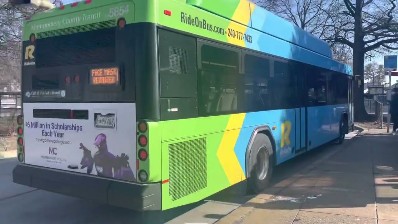 WMATA Metrorail, Metrobus, & Montgomery County Transit Ride On Action at Rockville Station #1