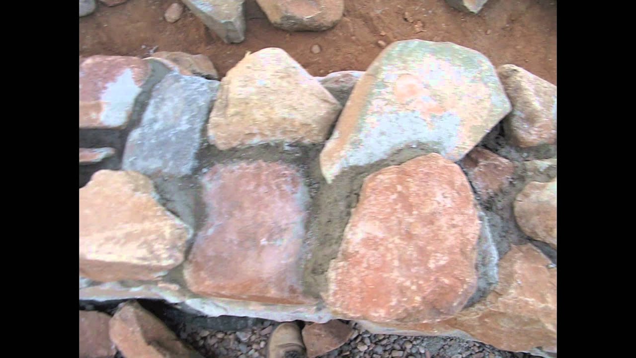 Rock Stem Wall on Rubble Trench