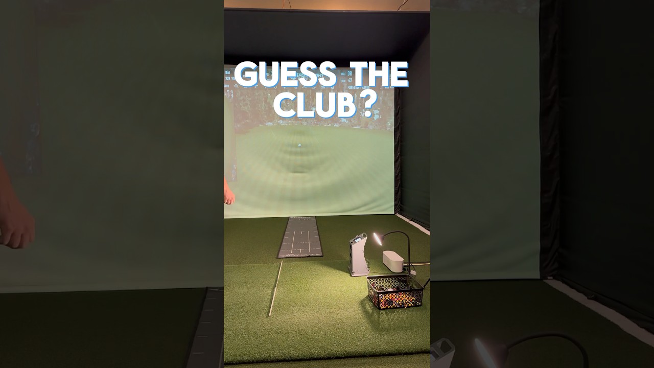 Can you guess the club HIT? #golfswing #longdrivegolf #golfspeed