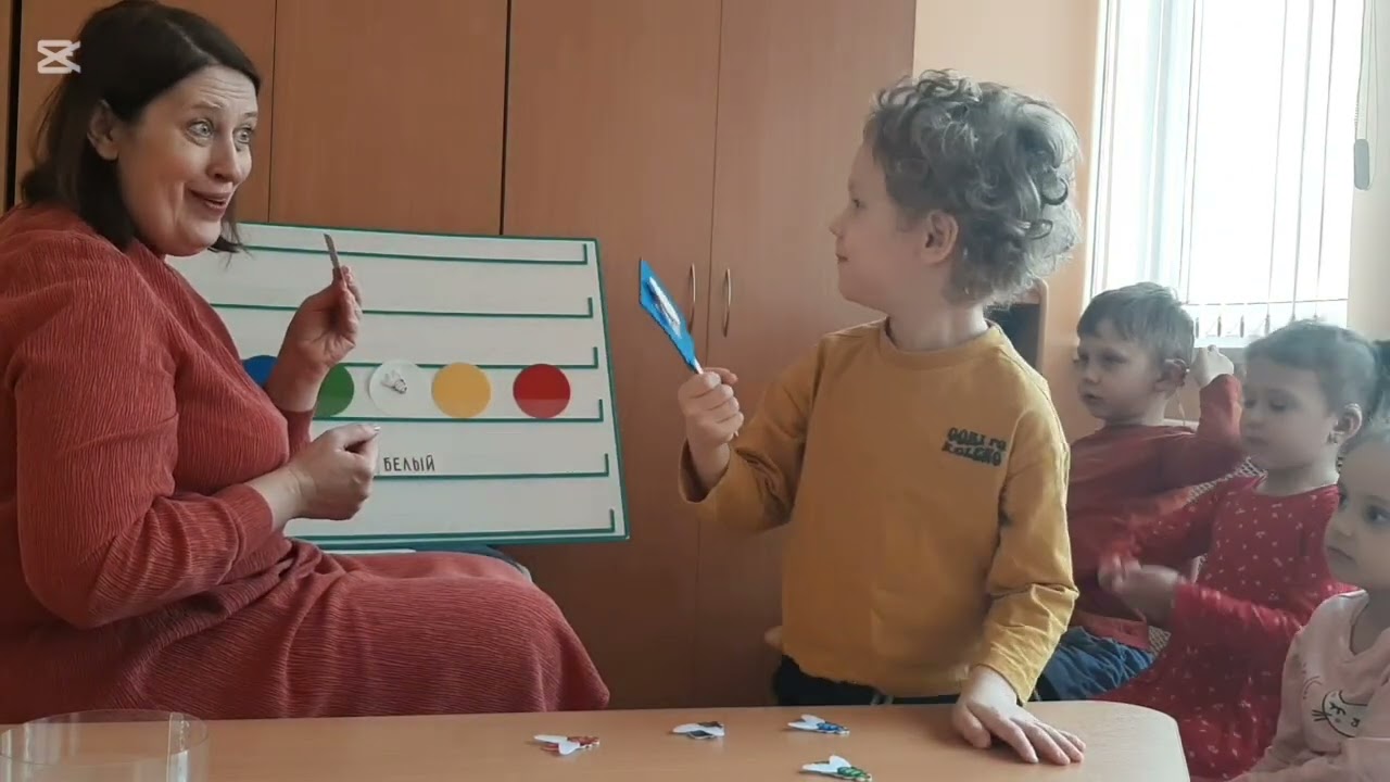 Занятие с неслышащими детьми