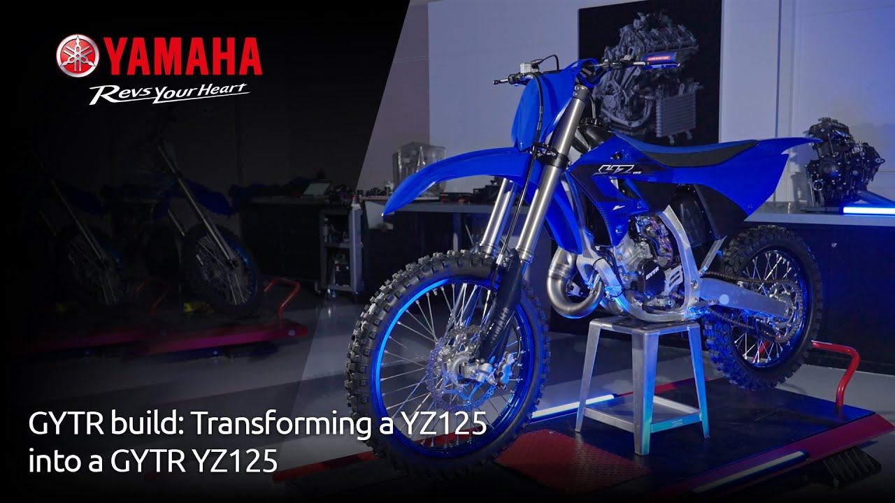 Transforming a Yamaha YZ125 into a YZ125 GYTR! (UK)