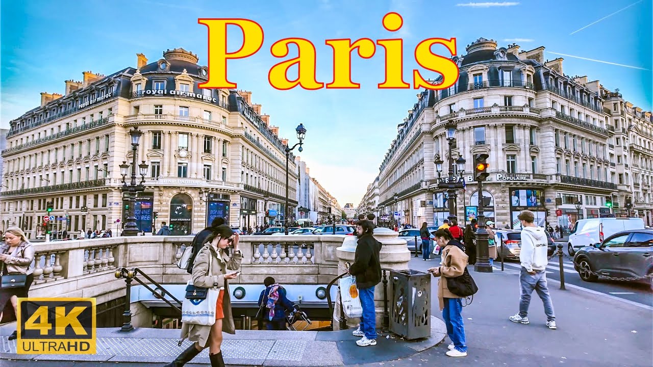 Paris, France 🇫🇷 -  Septembre 2024 [ 4K HD]  Paris Walking Tour | Paris 4K| A Walk In Paris