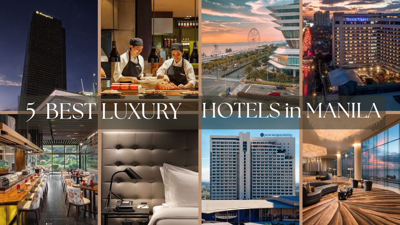 5 BEST LUXURY HOTELS in MANILA +SHANGRILA +CONRAD +MAKATI DIAMOND RESIDENCES +DUSIT THANI +NEW WORLD