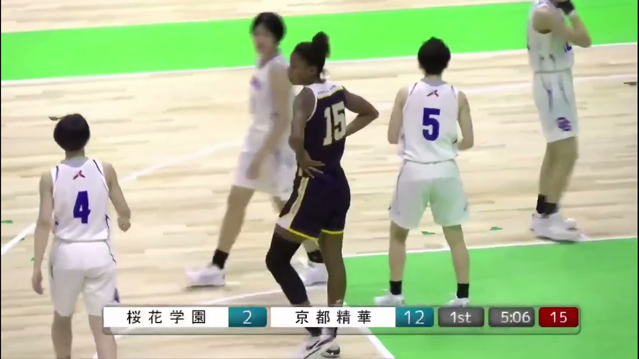 【バスケットボール】 インターハイ2023　女子決勝　桜花学園高等学校（愛知）  VS 京都精華学園高等学校（京都） １Q