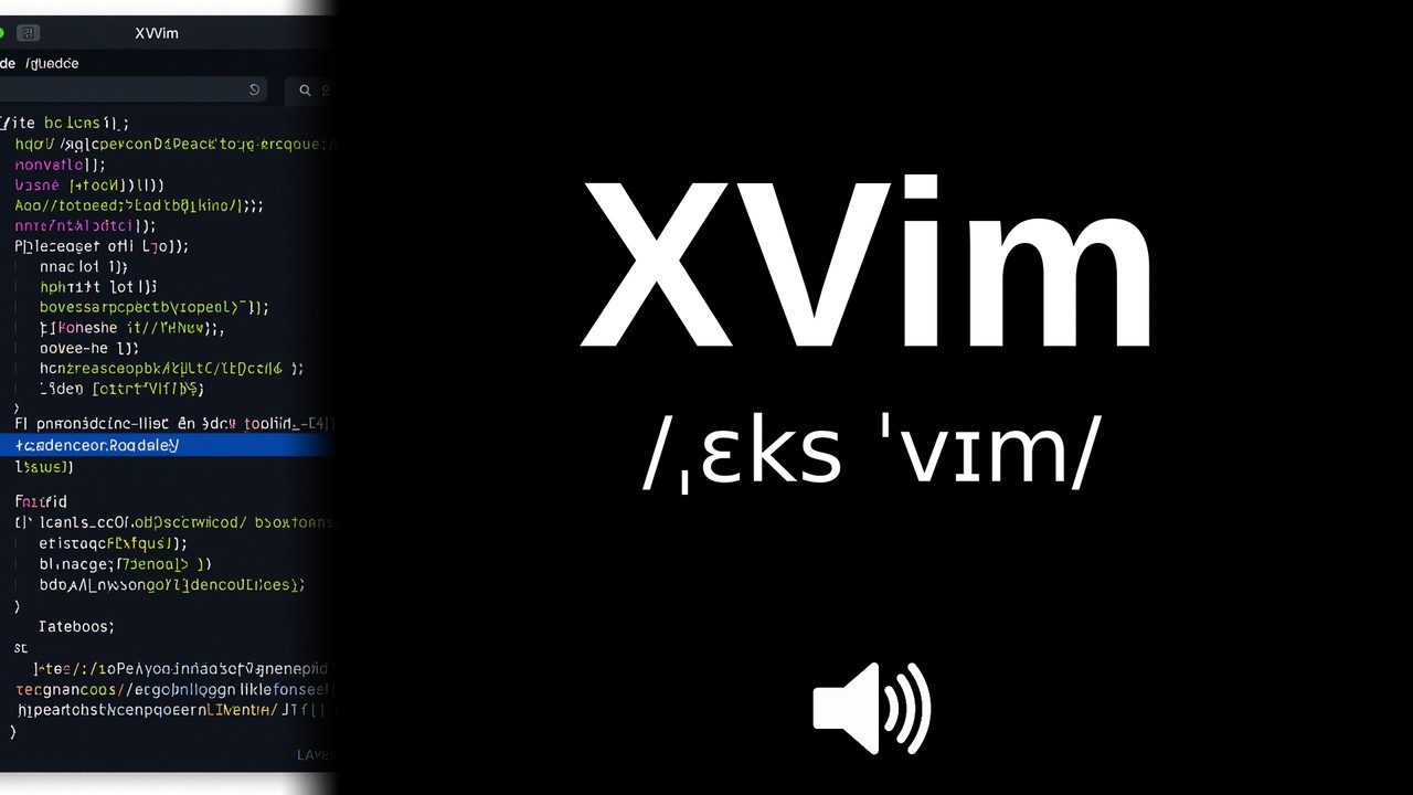 How to pronounce XVim (CORRECTLY!)