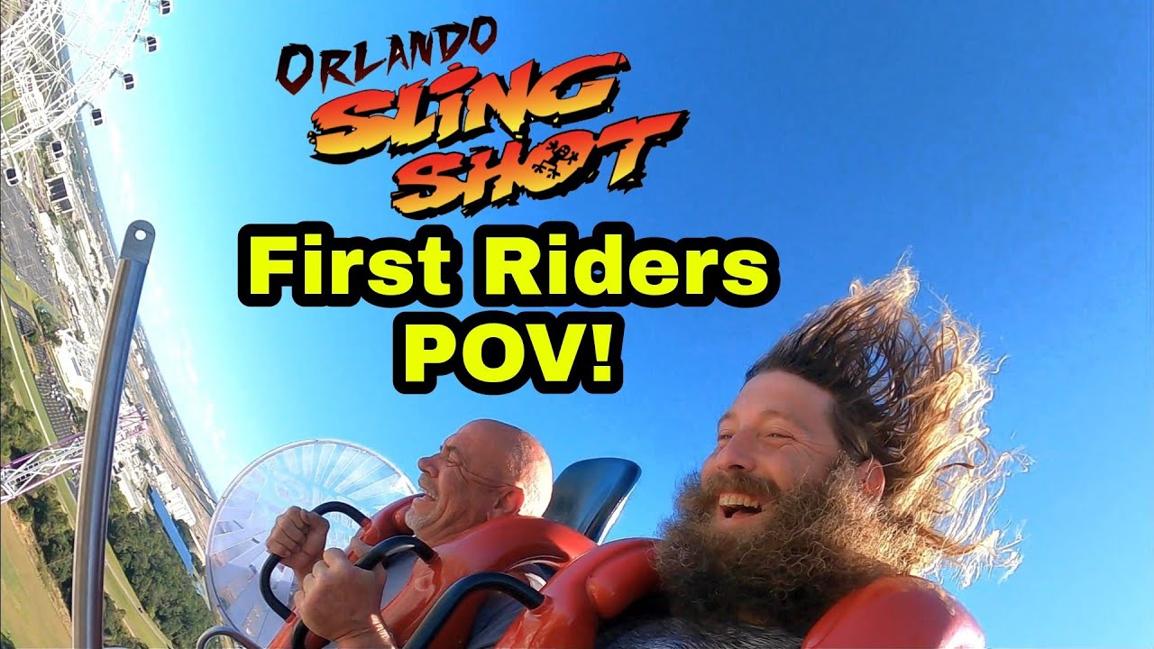 ICON Park New Orlando Slingshot First Riders POV!