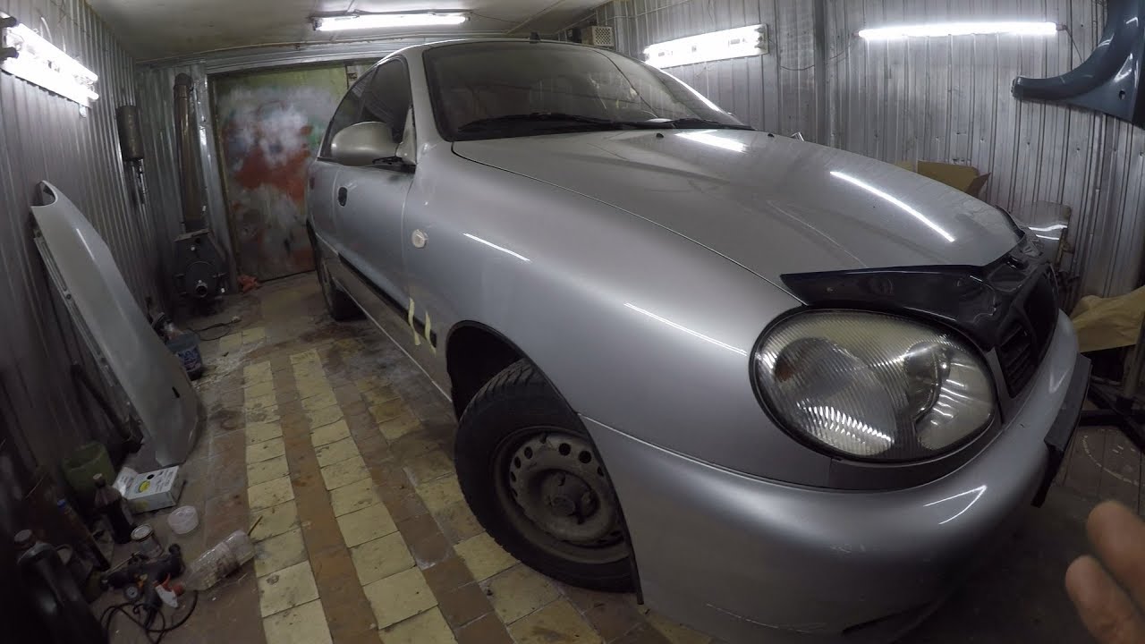 установка крыла на Daewoo Lanos (VLOG)